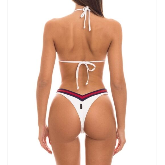 Mirtylla‎ made in Italy Momento White,Red,Blue S Bottom M Top NWT IN PACKAGING - Picture 3 of 7